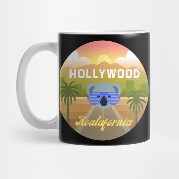 Los Angeles Koalafornia Koala Pun by Bubbly Tea